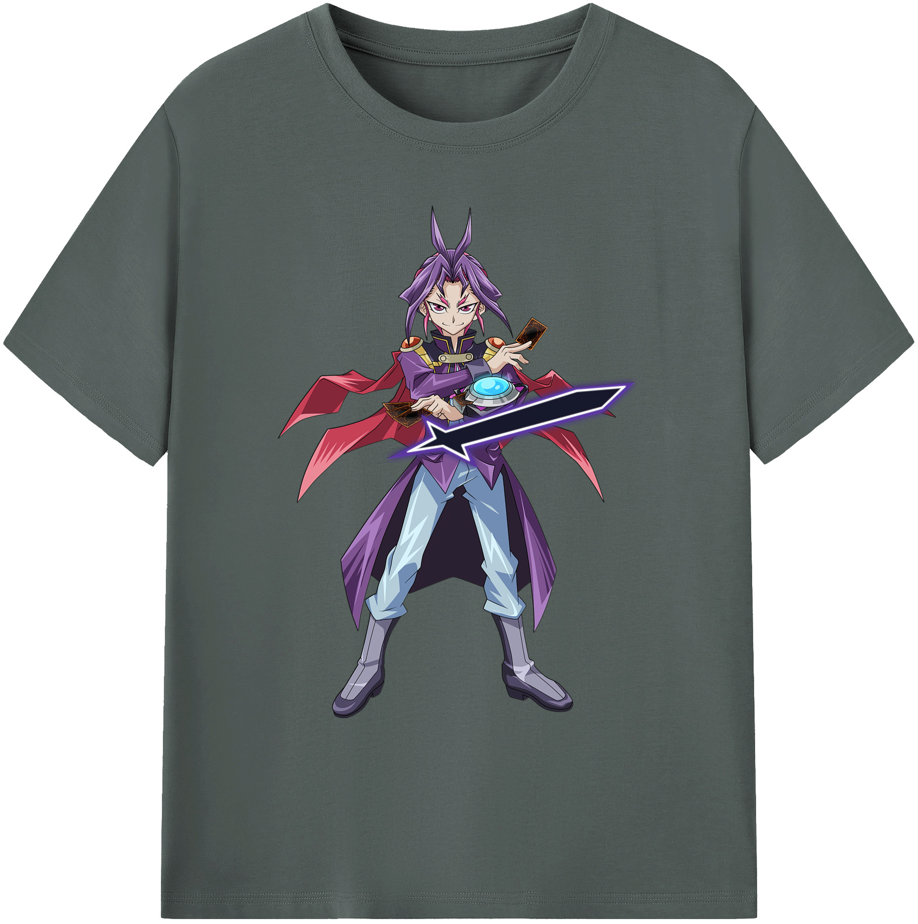 （画像用） 遊☆戯☆王 Yu-Gi-Oh! 綿100％ メンズ半袖Tシャツ｜肌触りやわらか＆通気性